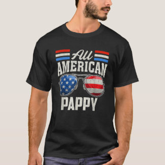Alle American Pappy 4th of July familie bijpassend T-shirt