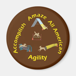 Alle Amerikaanse Agility Magneet