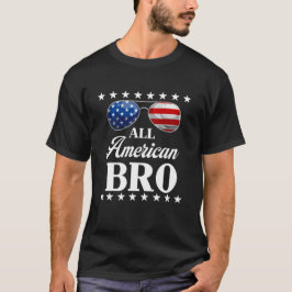 Alle Amerikaanse Bro 4th of July bijpassende zonne T-shirt