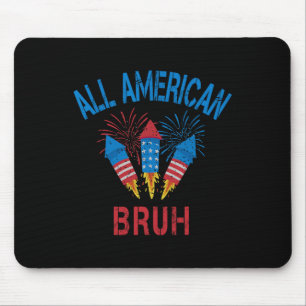 Alle Amerikaanse Bruh 4th of July Boys Patriottisc Muismat