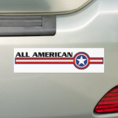 Alle Amerikaanse bumpersticker (Op auto)