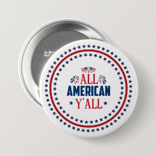 Alle Amerikaanse Button Pin