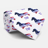 Alle Amerikaanse doxie Stropdas (Opgerold)