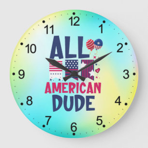 Alle Amerikaanse Dude-96993 Grote Klok