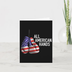 Alle Amerikaanse Handen Bokshandschoenen - Patriot Kaart