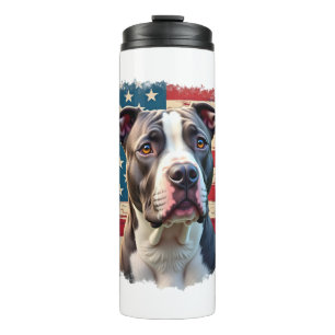 ALLE AMERIKAANSE HONDENliefhebbers pitbull (2) Thermosbeker