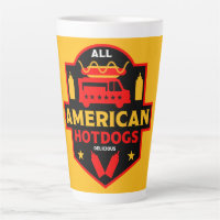 Alle Amerikaanse hotdogs Foodies