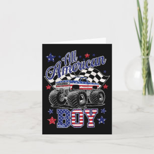 Alle Amerikaanse jongen 4 juli Monster Truck Patri Kaart