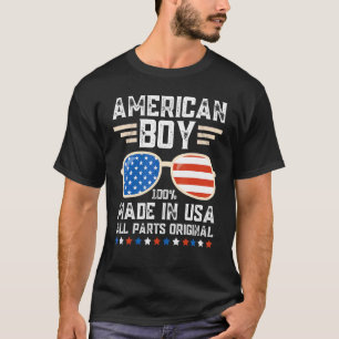 Alle Amerikaanse jongen van 4 juli vuurwerk voor j T-shirt