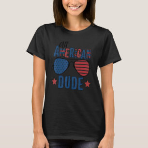 Alle Amerikaanse Kerel 4 juli Zonnebrillen Kinder T-shirt