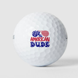 Alle Amerikaanse kerel Golfballen