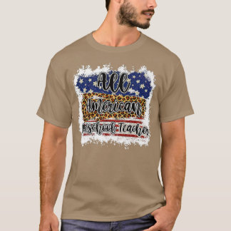 Alle Amerikaanse leerkrachten in de kleerschool T-shirt