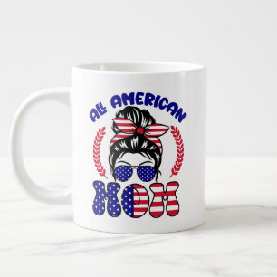 Alle Amerikaanse mam klok Extra Grote Beker