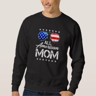 Alle Amerikaanse mam op 4 juli Moederdag Trui