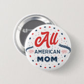 Alle Amerikaanse mam Ronde Button 5,7 Cm (Voorkant /achterkant)