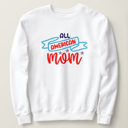 Alle Amerikaanse mam Trui (Design voorkant)