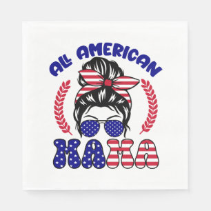 Alle Amerikaanse mama Servet