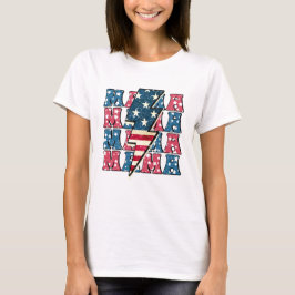 Alle Amerikaanse mama T-shirt