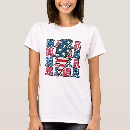 Alle Amerikaanse mama T-shirt (Voorkant)