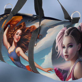 Alle Amerikaanse Meisje Cheerleading Duffel Bag Plunjezak