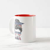 Alle Amerikaanse moeder koffie Mok (Voorkant links)