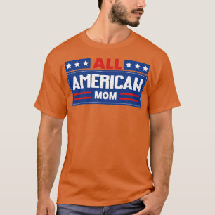 Alle Amerikaanse MOM US vlag zonnebril voor matchi T-shirt