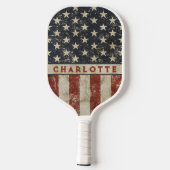 Alle Amerikaanse  naam Pickleball Paddle (Achterkant)