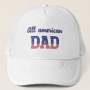 Alle Amerikaanse papa's vierde juli Trucker Pet