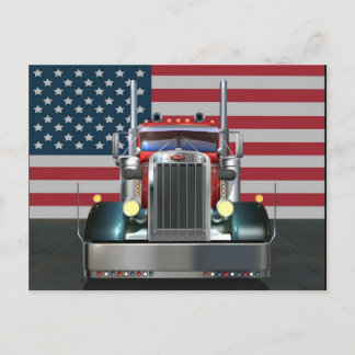 Alle Amerikaanse Peterbilt Briefkaart