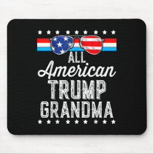 Alle Amerikaanse Trump Oma Amerikaanse Vlag Zonneb Muismat