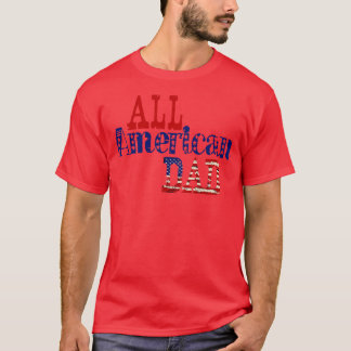 Alle Amerikaanse vaders zonnebrillen voor het matc T-shirt