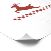 Alle andere rendieren zoete kerst otters T Perfect Poster (Hoek)