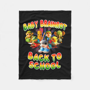 Alle Baby Hersenrot Italiaans Terug naar School Vo Fleece Deken