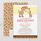 Alle Baby showers van Giraffe Kaart (Voorkant / Achterkant)