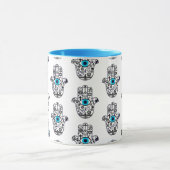 Alle basen van Hamsa Hand Mok (Midden)