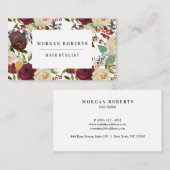 Alle bezettingen Witte rode wijn van Bourgogne Visitekaartje (Voorkant / Achterkant)