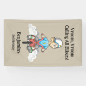 Alle bikers bellen spandoek (Horizontaal)