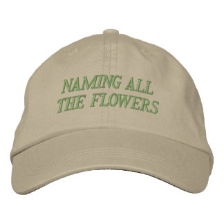 Alle Bloemen Benoemen Geborduurde Pet