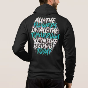 Alle Bloemen Van Morgen Streetwear Citaat-60197 Hoodie