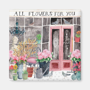 Alle bloemen voor jou Magneet