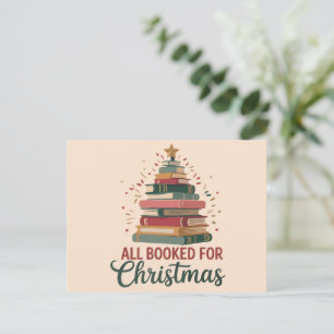 Alle boeken voor Kerst Boekenboom Kerstmis Leraar Feestdagenkaart
