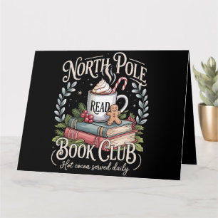 Alle boeken voor Kerstmis Coquette Xmas Book Club Kaart