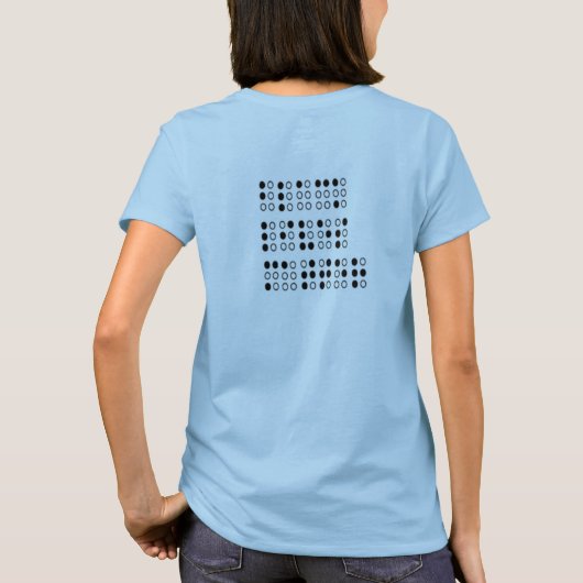 Alle braille T-Shirt (Achterkant)