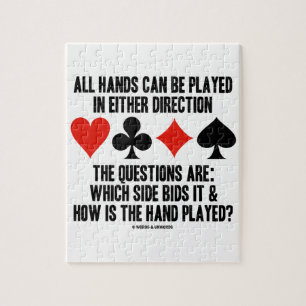 Alle (Brug) handen kunnen één van beide richting w Legpuzzel