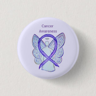 Alle Buttonnen van de Lavender Ribbon Pin van het Ronde Button 3,2 Cm