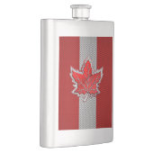 Alle Canadese rode maple Leaf op koolstofvezel afd Flacon (Rechts)