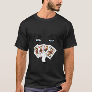 Alle casino koninginnen spelen haar hand kaart spe t-shirt