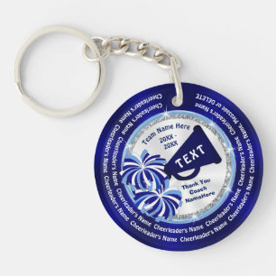 Alle Cheerleaders namen, gepersonaliseerde Cheer C Sleutelhanger