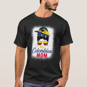 Alle Colombiaanse Moeder Colombia Vlag Voor Moeder T-shirt