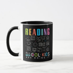 Alle coole kinderen lezen die het boeken liefhebbe mok